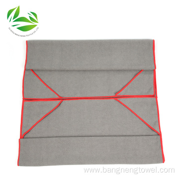 Microfiber yoga mat towel